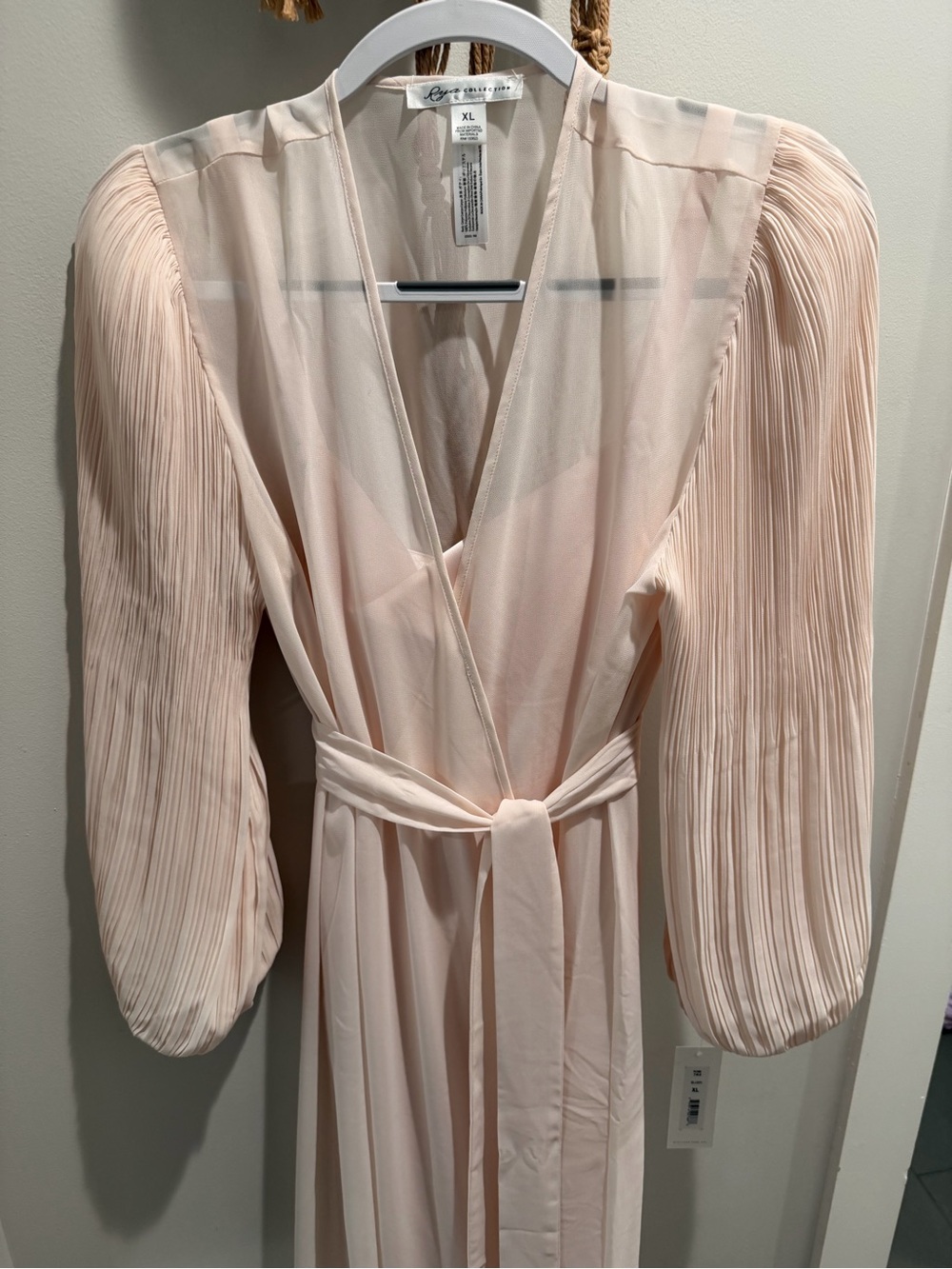 Bridal - Rya Collection Blush Robe NWT L/XL - Picture 4 of 6